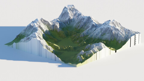 landscape of green mountains