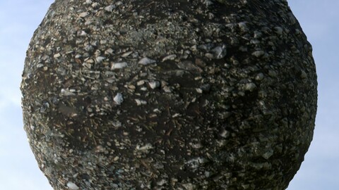 Gravel Ground 7 PBR Material
