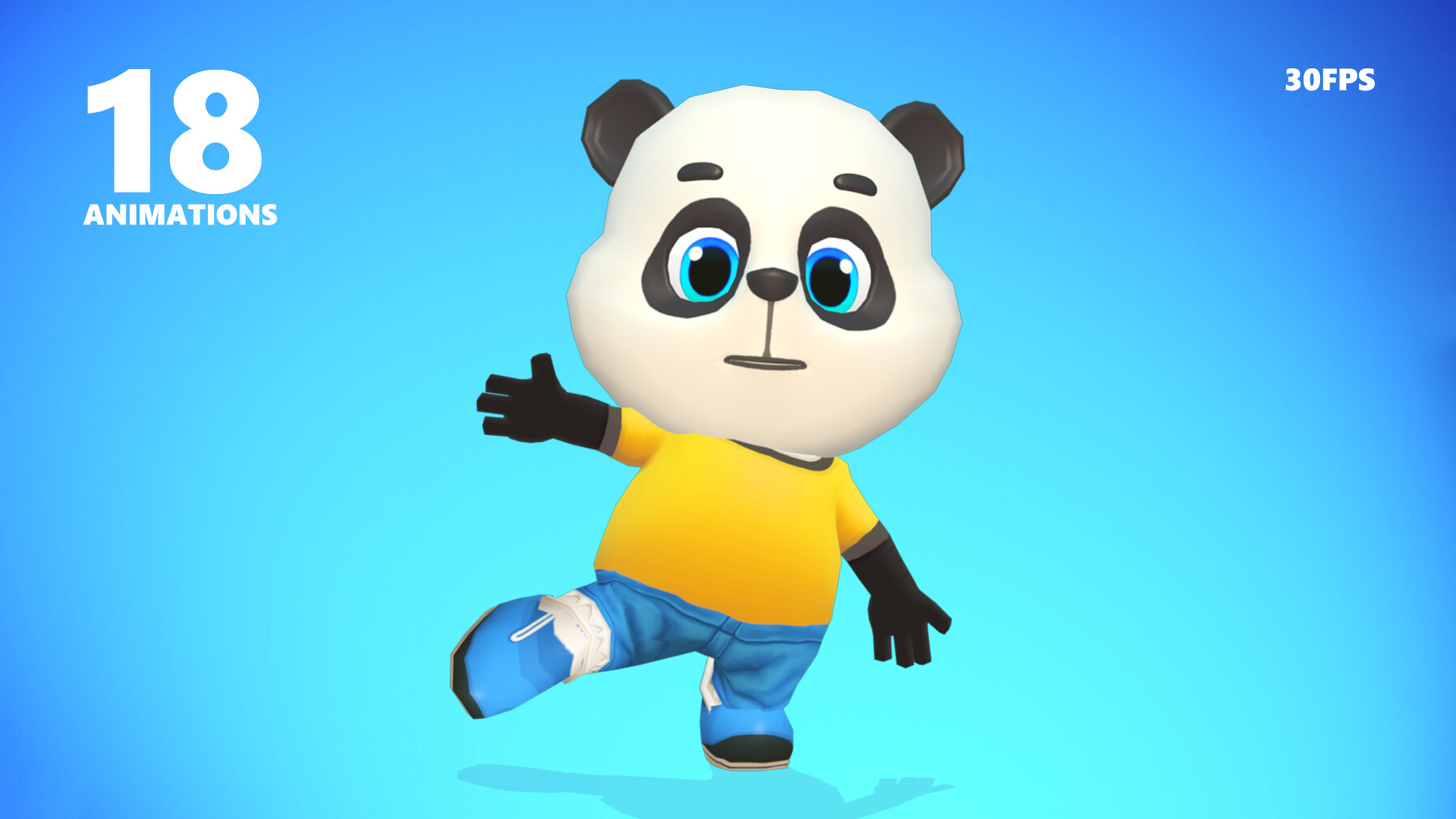 ArtStation - Panda Bear Animated Rigged | Game Assets