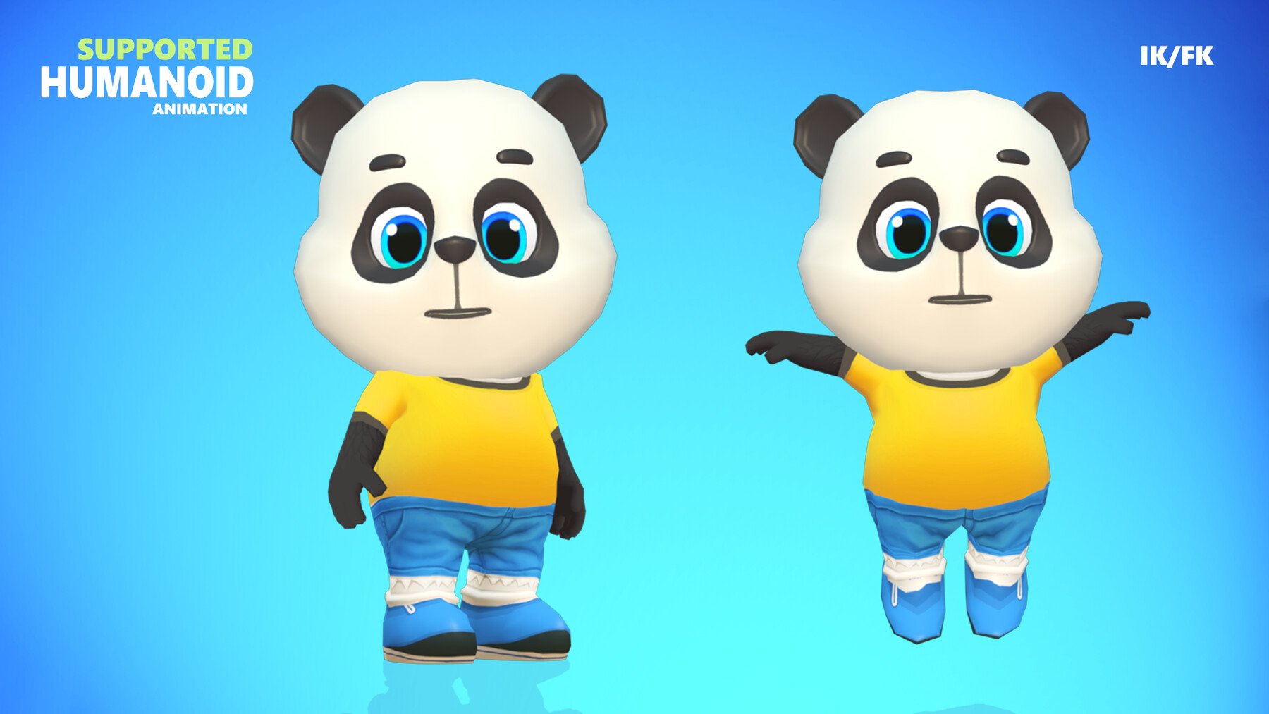 ArtStation - Panda Bear Animated Rigged | Game Assets