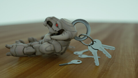 Doom Icon Of Sin Keychain