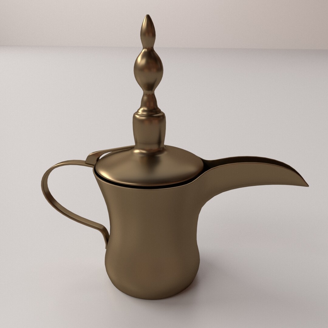 ArtStation Arabic Coffee Pot Game Assets