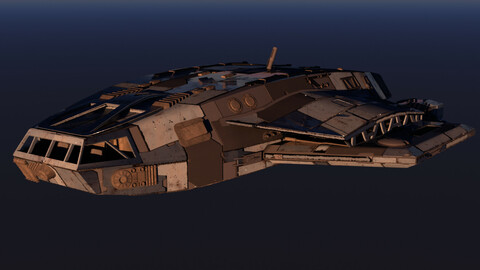 Scifi Transport Ship