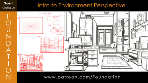 Foundation Art Group - Intro to Environment Perspective with Charles Lin