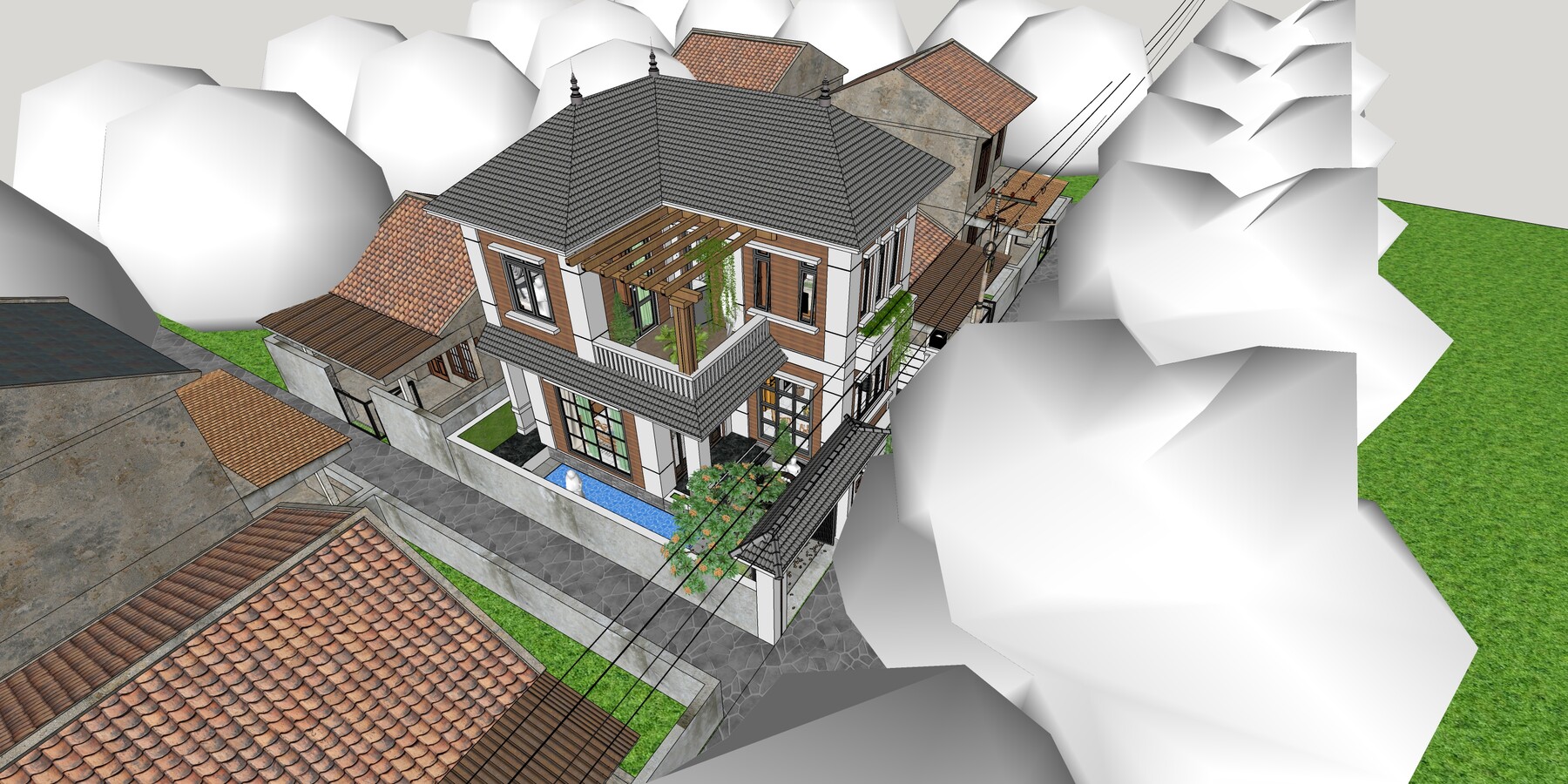 ArtStation - 8x8 House Design - Land 10x10 sqm - Small Villa 2 ...