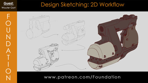 Foundation Art Group - Design Sketching: 2D Workflow with Wouter Gort