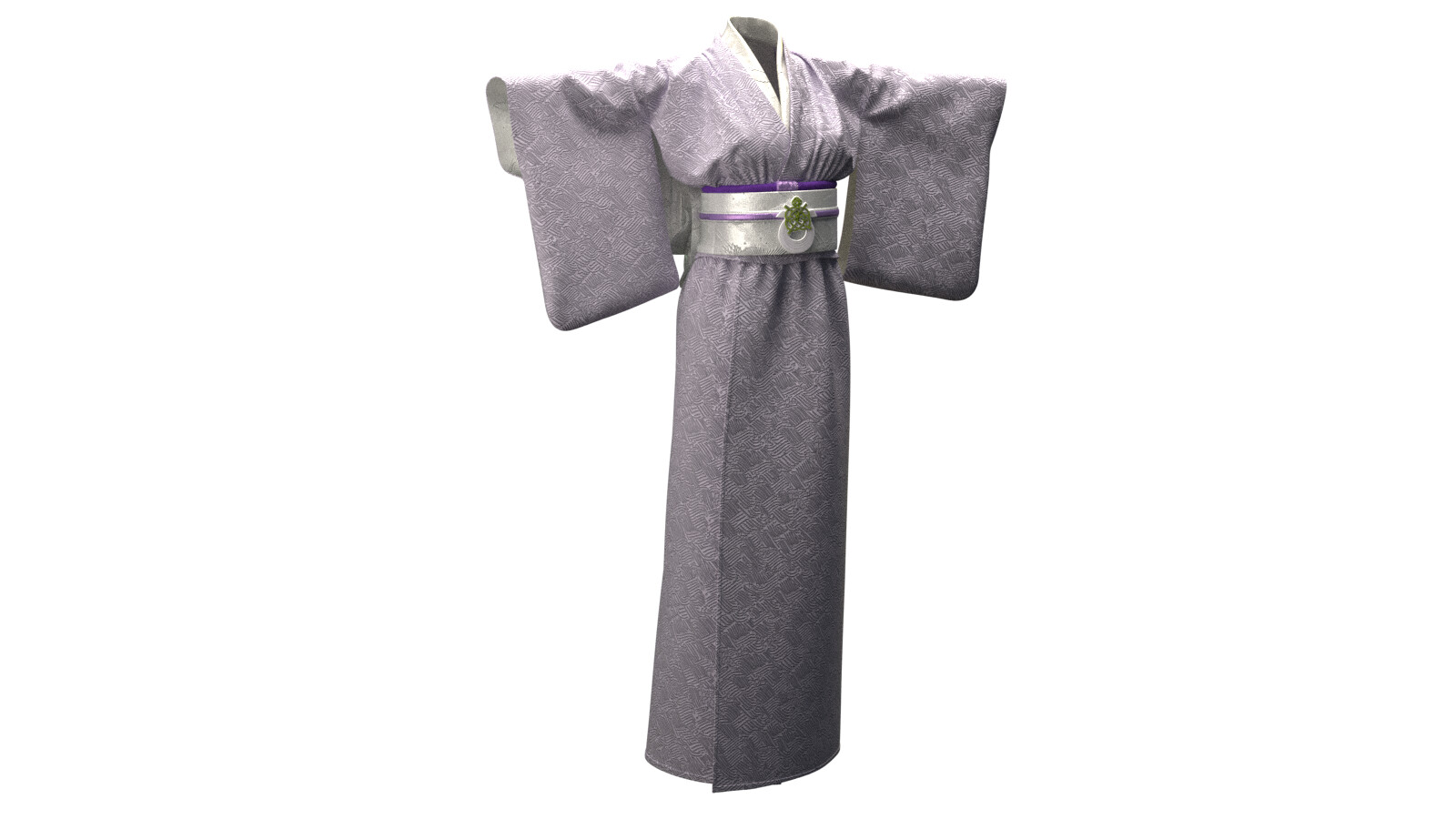 ArtStation GENESIS 8 FEMALE ASIAN KIMONO SET CLO3D, MARVELOUS