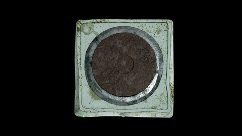 Low-Poly Old Hob (Game Ready Model)