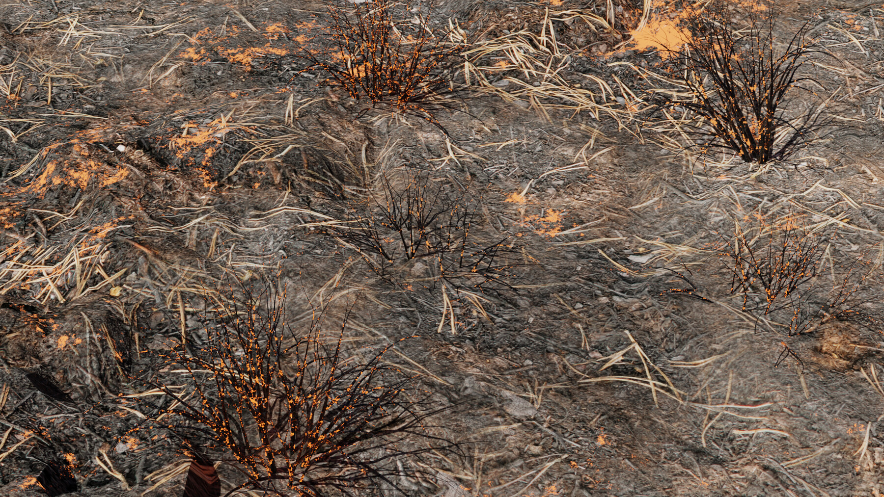 ArtStation - Burned Ground 3D model | Resources