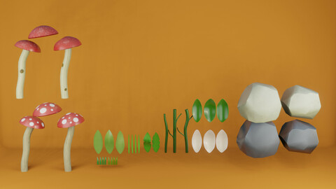 Enviroment vegetation Small itens