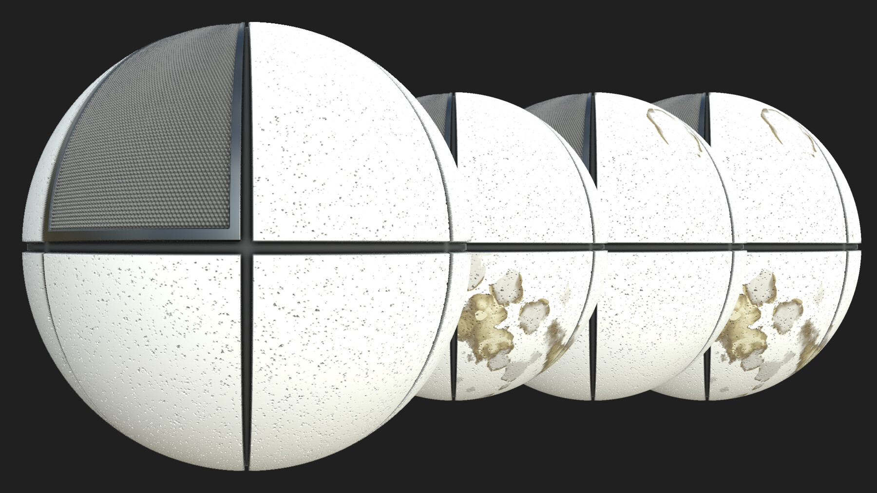 ArtStation PBR Ceiling Tiles With Lights 02 Game Assets