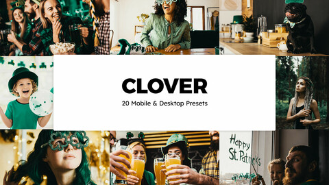 20 Clover LUTs and Lightroom Presets