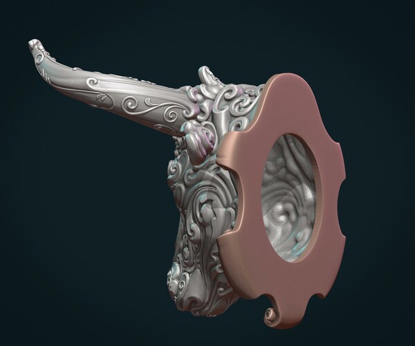 ArtStation - Ornate Bull Head | Resources