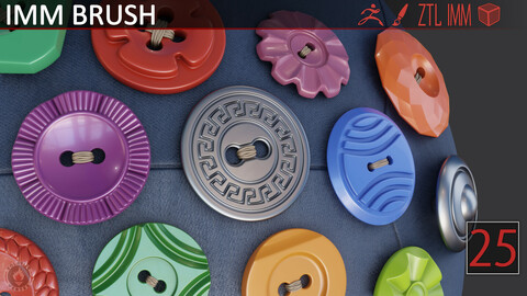 BUTTONS FASTENERS IMM BRUSH PART 3