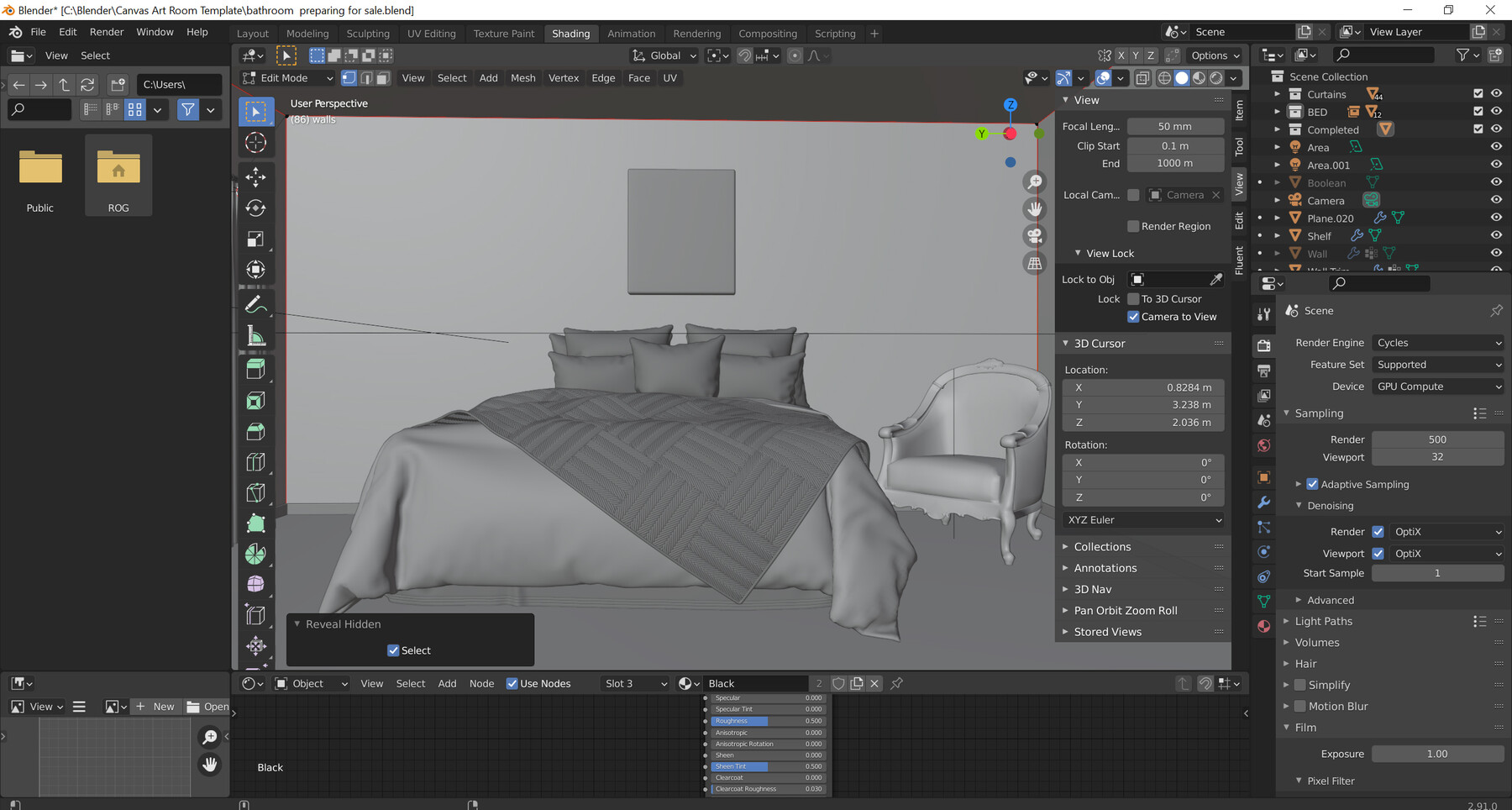 ArtStation - Bedroom | Resources