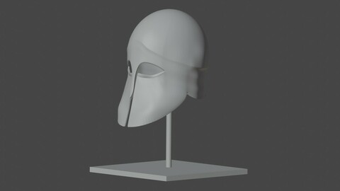 Greek helmet for 3d printing
