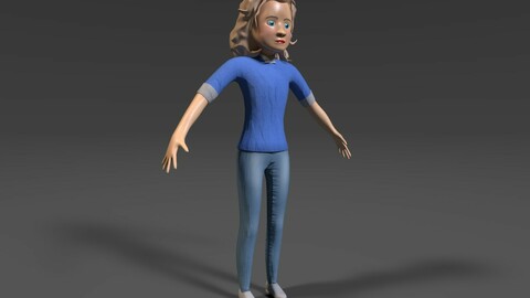 Girl (Game Ready Character)
