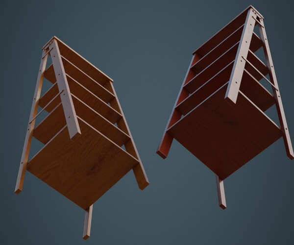 ArtStation Step Ladder 1A Game Assets