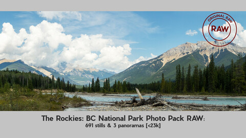 The Rockies: BC National Park Photo Pack RAW