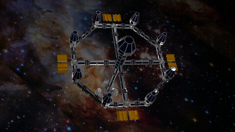 SpaceStation Fragments KitBash