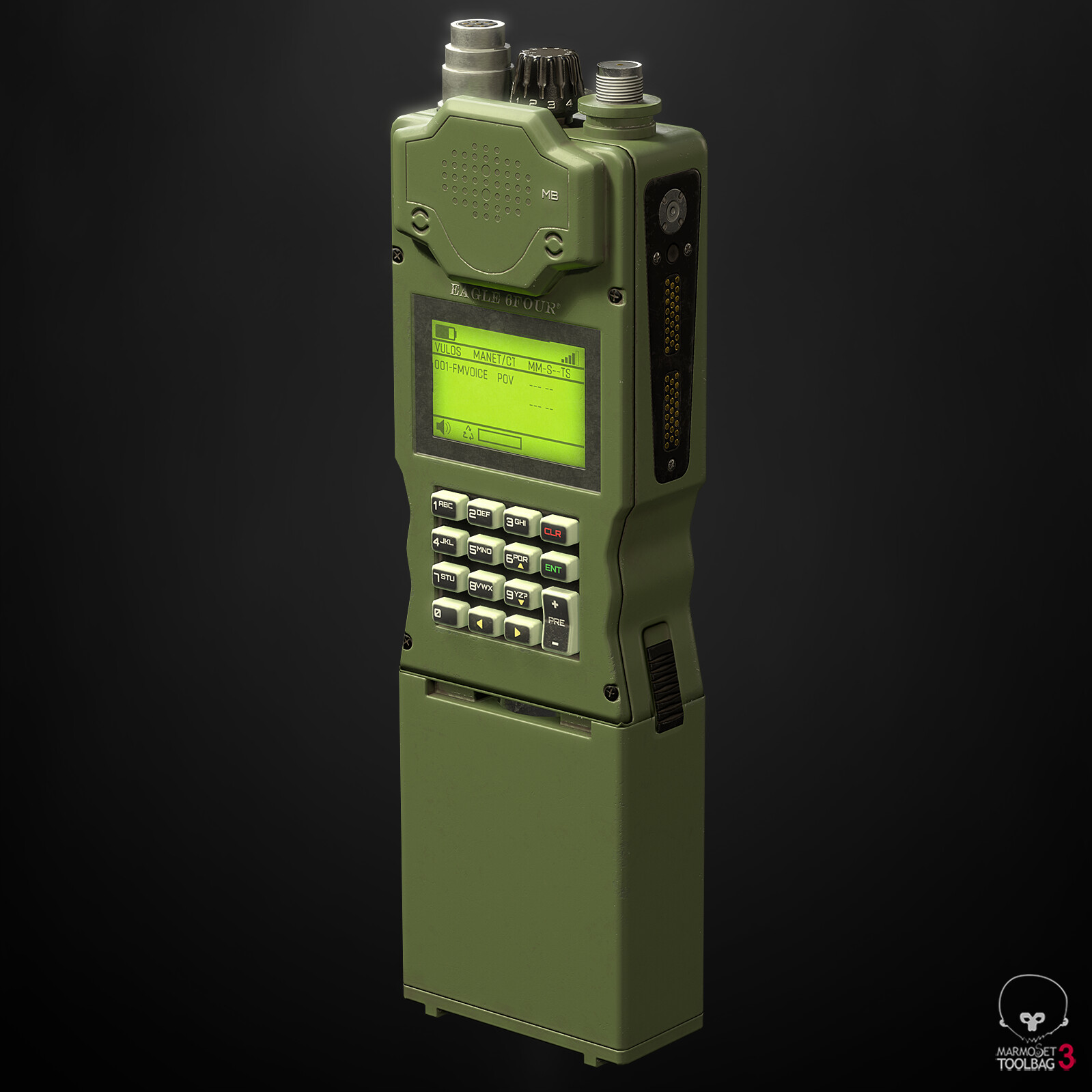 ArtStation Handheld radio Game Assets