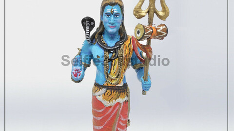 Shiv ji Idol 3D Printable model