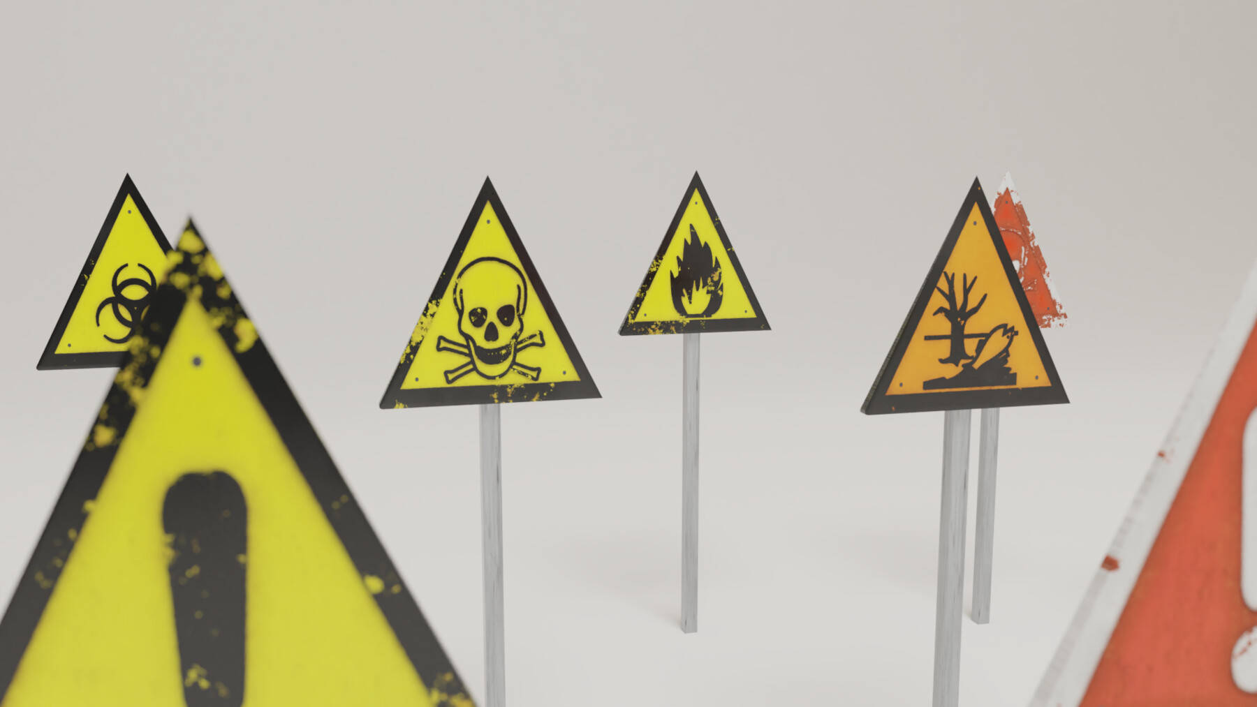 ArtStation - Warning Signs | Game Assets