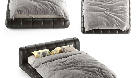 bed modern leather B1