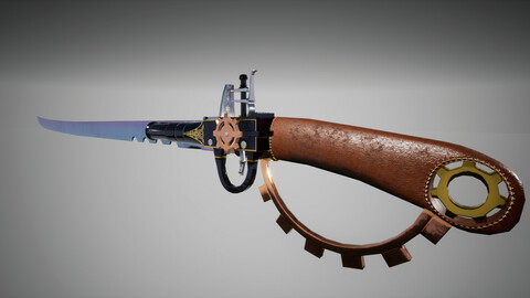 Pistol Sword Steampunk