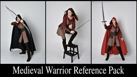 x200 - Medieval Warrior  - Pose reference pack