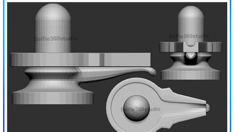Shiv ling Idol 3D Printable model