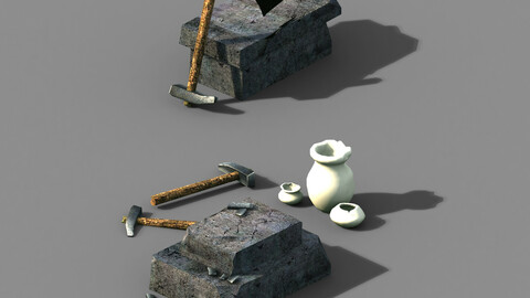 Axe-hammer-iron table 03