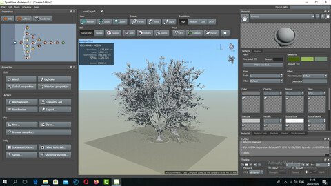 150min SpeedTree Tutorial (  Introductory )