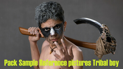 Pack Sample Reference pictures tribal boy part |
