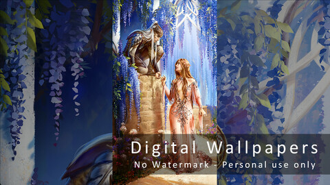 Garden Meeting - Digital Wallpapers