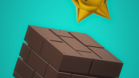 3D super mario world element and character