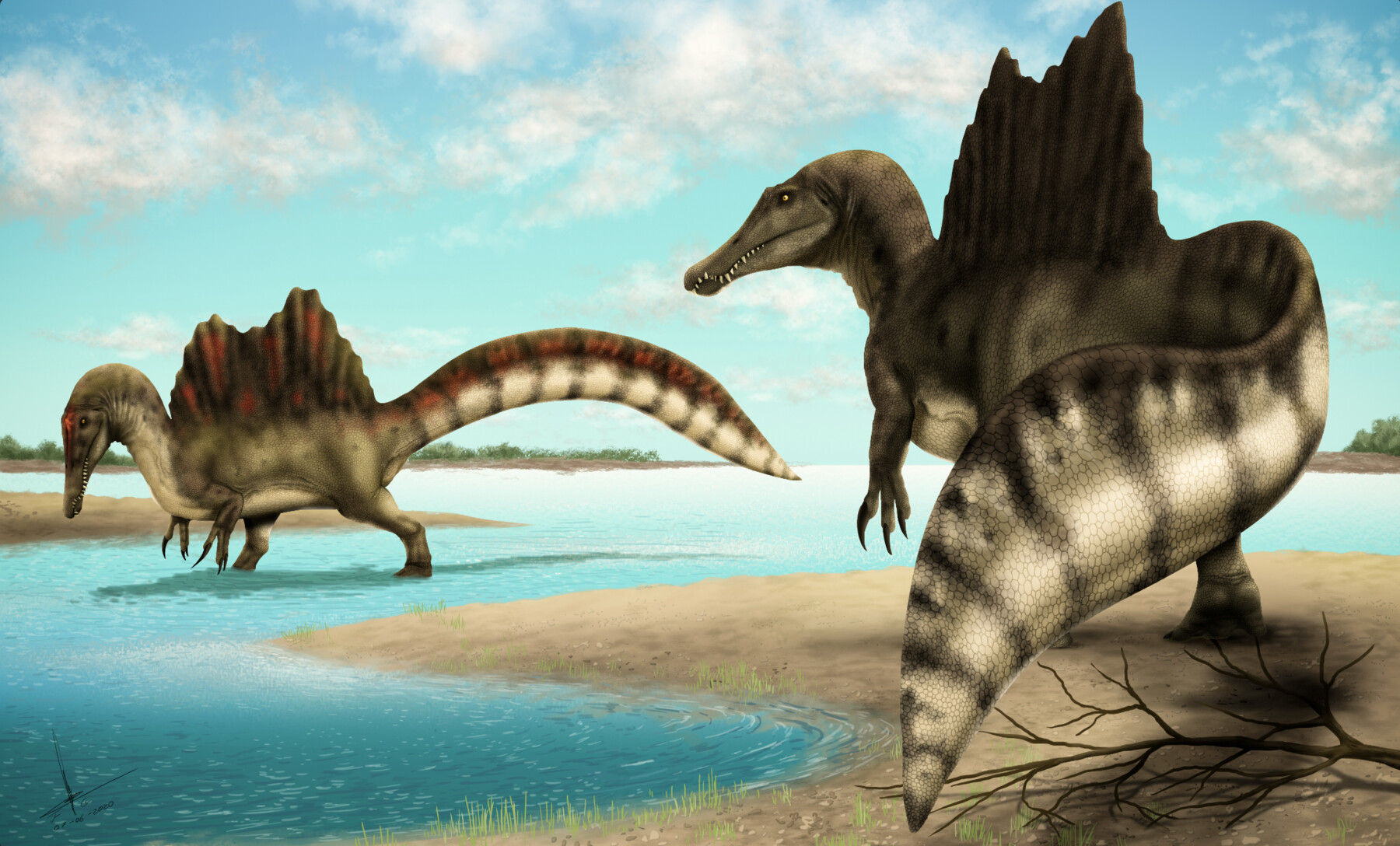 Динозавры палеоарт 2022