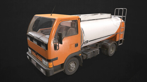 Light Truck Cistern - Low Poly