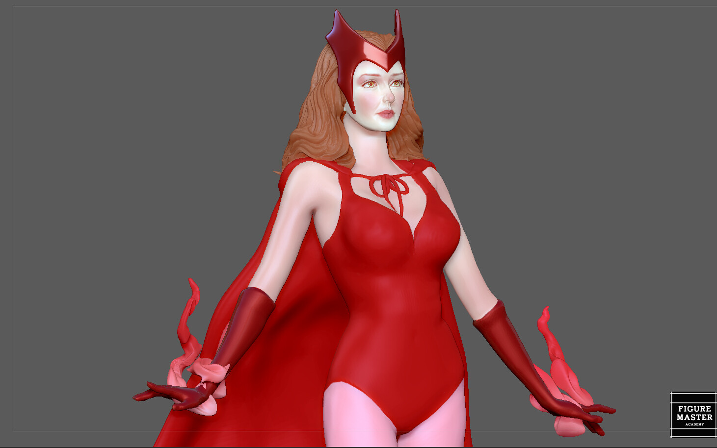 ArtStation - WANDA SCARLET WITCH HALLOWEEN COSTUME FROM MARVEL MCU DRAMA  WANDA VISION CHARACTER