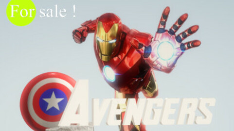 Avengers logo 3D