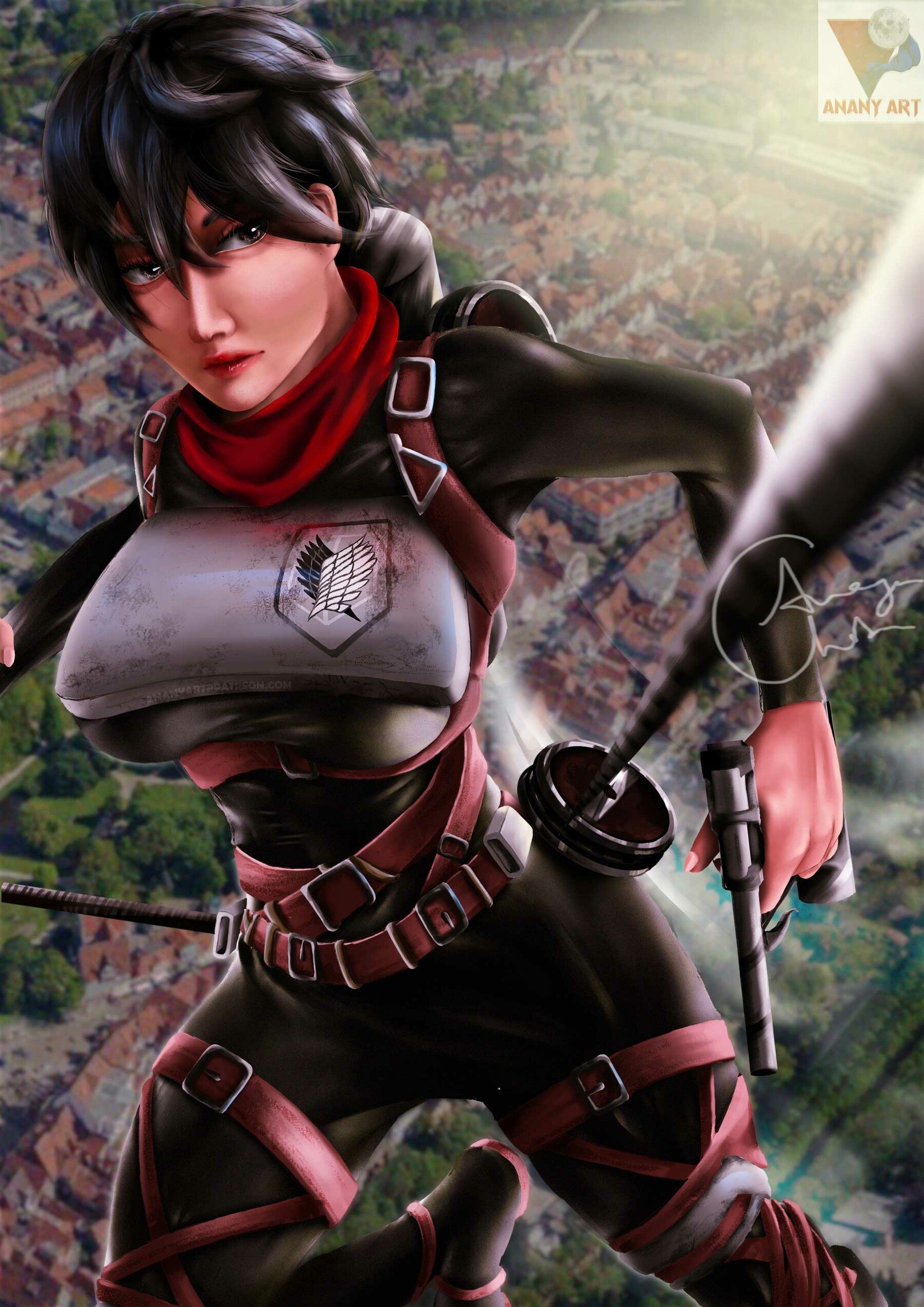 ArtStation - Mikasa Ackerman | Artworks