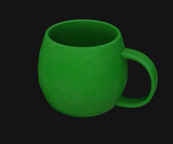 ArtStation Coffee Mug Game Assets