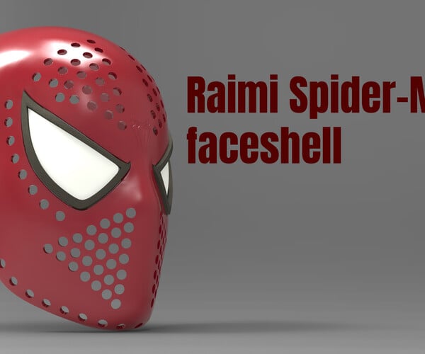 ArtStation - Raimi Spider-Man faceshell 3d print | Resources