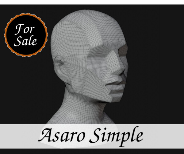 ArtStation - Asaro Heads Pack - Planes of the head 3D model | Resources