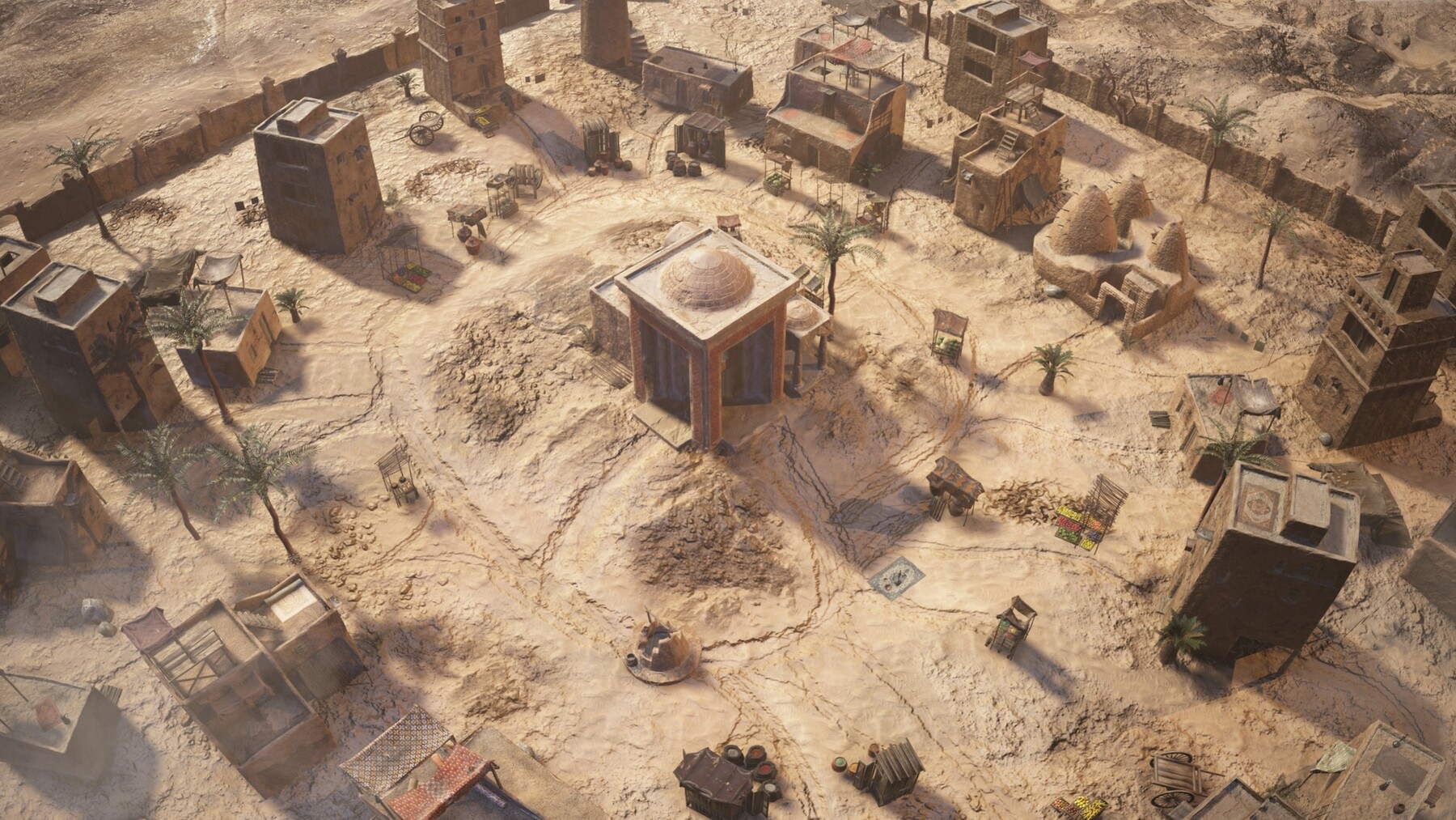 Game-Ready South - Top-Down Desert Town (RAW+Unity)