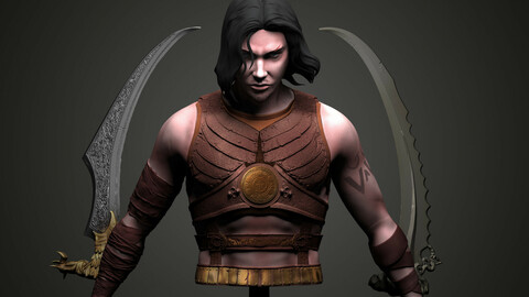 PRINCE OF PERSIA-WARRIOR WITHIN 3D READY PRINT