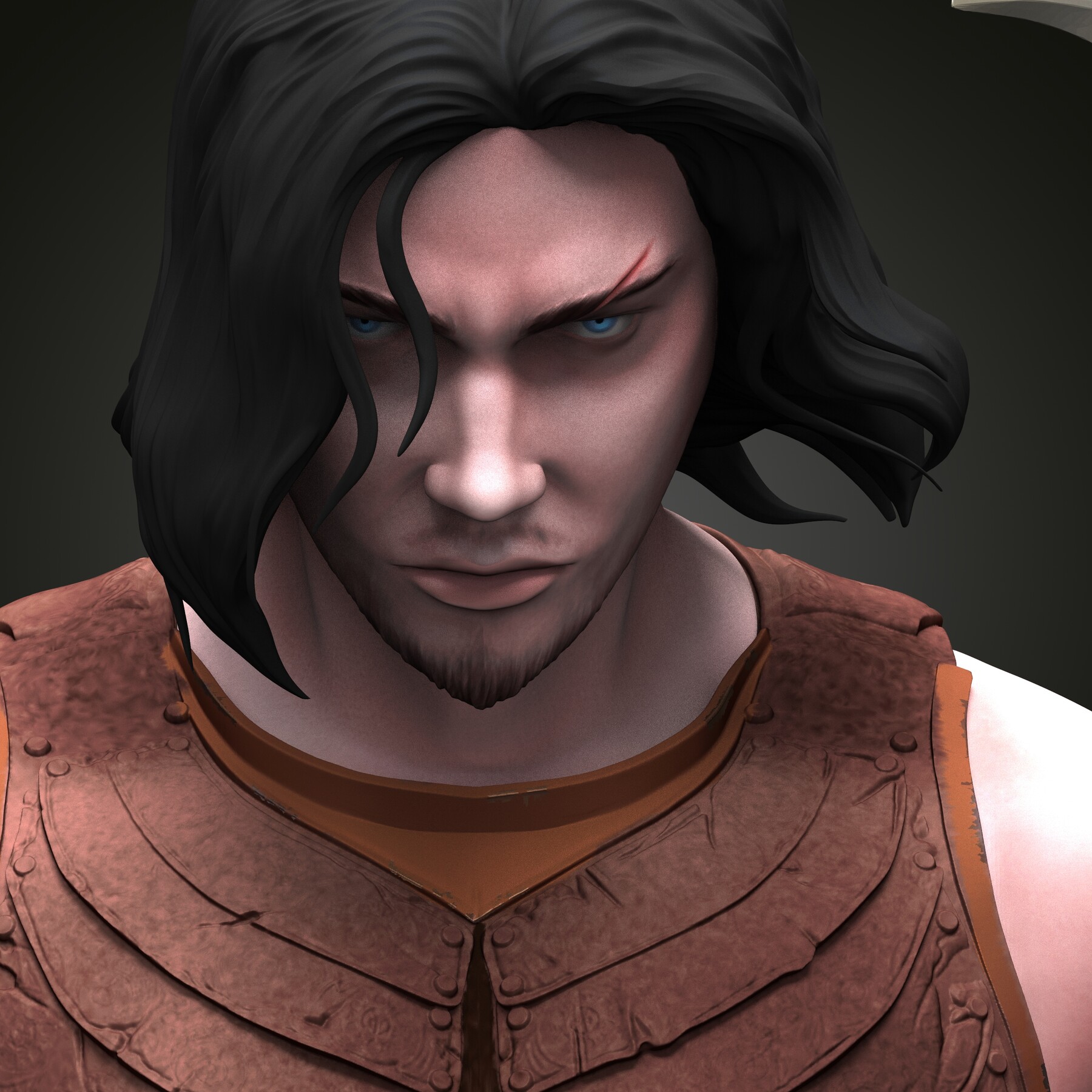 STL file Prince of Persia Warrior Within Statue 3D print model