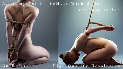 Anatomy Vol 4 -  FeMale With Rope - Art Inspiration