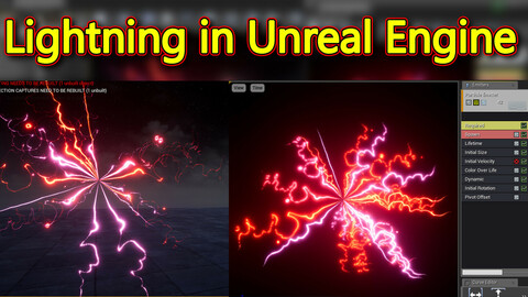 Magical Lightning in UE4.26 Niagara