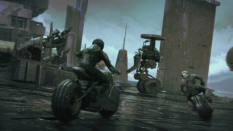 Slimy Rider ° 3D Concept Pack